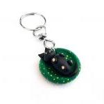 Polymer Clay Cat Key Chain..