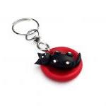 Polymer Clay Cat Key Chain..