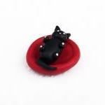 Polymer Clay Cat Fridge Ma..